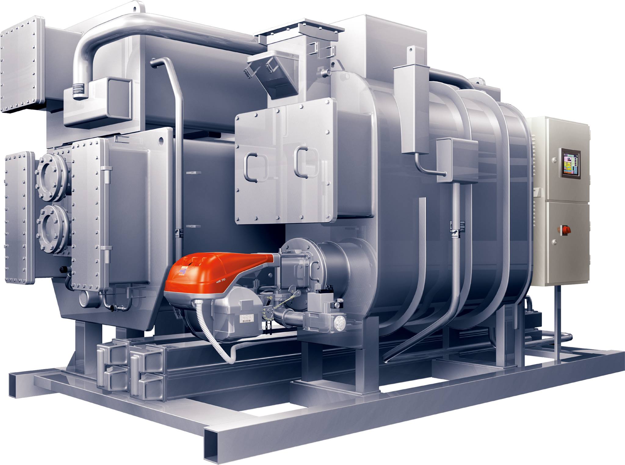 Lithium Bromide Absorption Chiller for waste heat recovery GMS Interneer